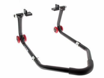 CABALLETE TRASERO UNIVERSAL DESMONTABLE BIHR NEGRO CON ADAPTADORES DE GOMA EN L REF. FABRICANTE MR02-PAD