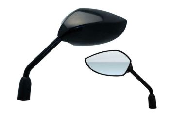 PAAR RÜCKSPIEGEL SCHWARZ ZUR AUSSTELLUNG + ADAPTER FÜR REF.RT8 REF. HERSTELLER E584NR