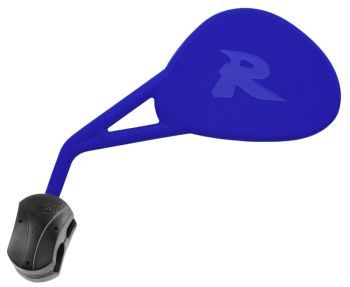 HOMOLOGIERTER ENDURO-R-RÜCKSPIEGEL LINKS MIT SCHELLE. YAMAHA BLAU HERST.-NR. E382IAZ