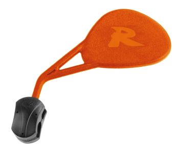 ZUGELASSENER SPIEGEL LINKS ENDURO R. MIT SCHELLE. ORANGE KTM HERST.NR. E382INJ