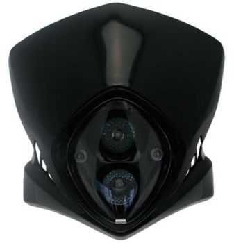 FARO CON CARETA BIHR VIPER NEGRO REF. FABRICANTE YM-3241-BLACK