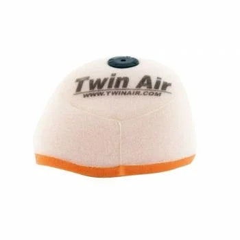 Twin Air foam motorcycle air filter with orange base, replacement part from BoxToBox