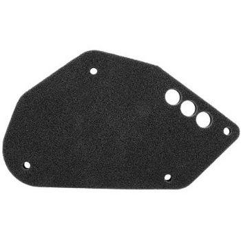 Motorcycle air filter foam part with multiple holes on white background, BoxToBox recambio