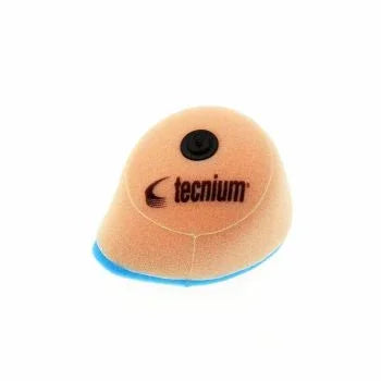 Tecnium motorcycle foam air filter on white background, moto spare part from BoxToBox