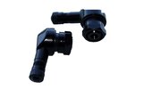 Ventil f. Tubeless-Reifen (schlauchlos) 90° CNC Aluminium YCF Schwarz