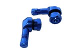 Ventil f. Tubeless-Reifen (schlauchlos) 90° CNC-Aluminium YCF Blau