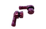 Ventil für schlauchlose Reifen 90° CNC-Aluminium YCF Rot