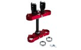 Komplette Gabelbrücke 45/48mm mit Klemmung f. Lenker 1 Schraube YCF Pit Bike / Dirt Bike Rot