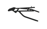 Heckrahmen Schwarz Stahl Pit Bike YCF Pilot 88 - 125cc bis 2013