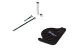 Kettenschutzplatte (Schrauben + Buchsen) Schwarz YCF Pit Bike / Dirt Bike