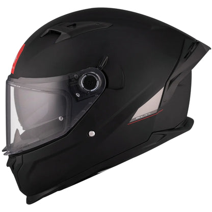 Integralhelm MT Helmets BRAKER A1 Doppelvisier Mattschwarz