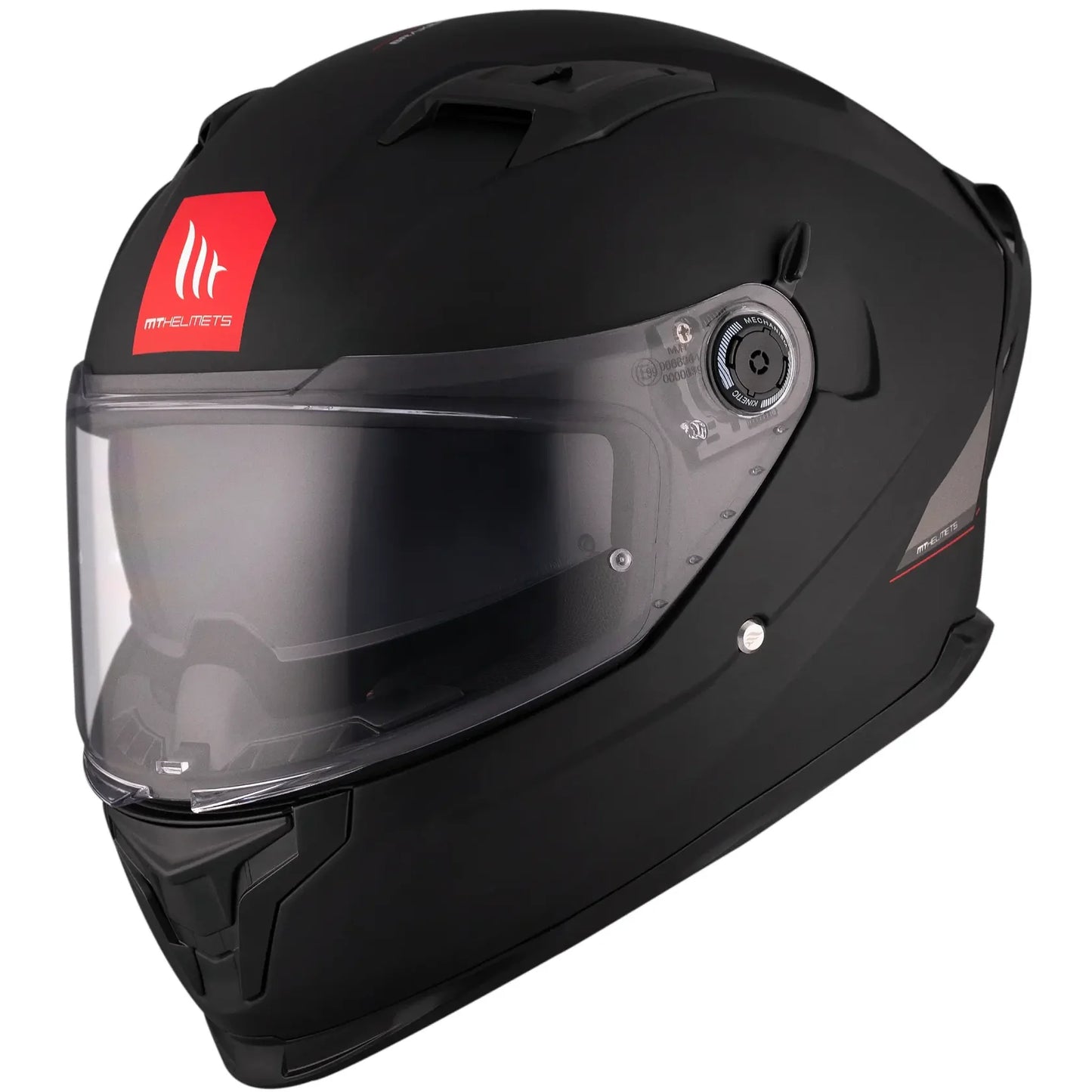 Integralhelm MT Helmets BRAKER A1 Doppelvisier Mattschwarz