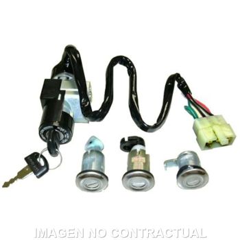 Kontakt-Kit, Sattel und Handschuhfach Honda SJ Bali 50