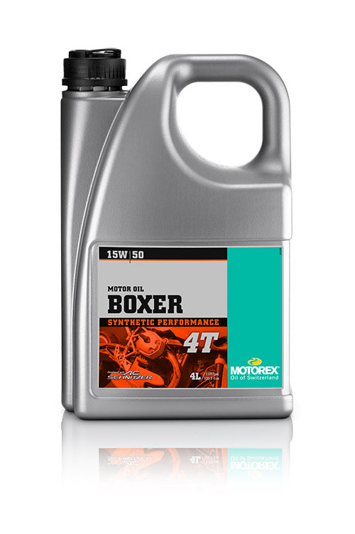 ACEITE MOTOR 15W50 4L BOXER 4T MOTOREX 300273