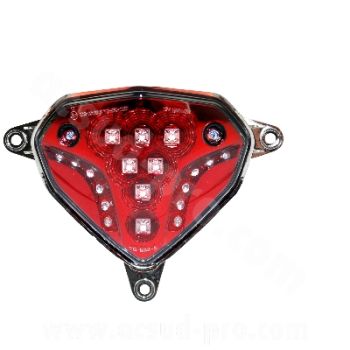PILOTO TRASERO COMPLETO LED PARA YAMAHA NITRO  AEROX CON INTERMITENTE 2013
