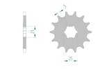 Piñón Afam 11 Dientes Kawasaki / Yamaha