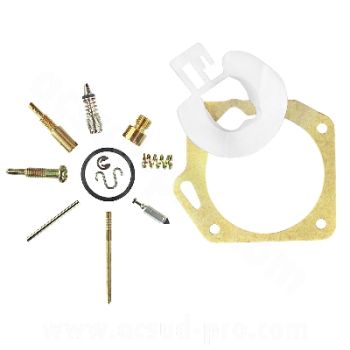 KIT DE REPARACION CARBURADOR  PARA PEUGEOT  GY6 50CC 2 TIEMPOS   FLOTADORAGUJAEJEJUNTA DE CUBAJUNTA TAPA BOISSEAU 13PCS