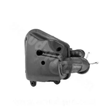 Black motorcycle exhaust muffler replacement part for BoxToBox moto recambios