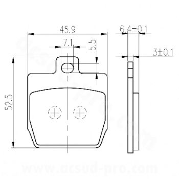 PASTILLAS DE FRENO SCOOTER TNT ORIGINAL PARA YAMAHA NITRO  AEROX TRASERO  YAMAHA STUNT DELANTERO 200005