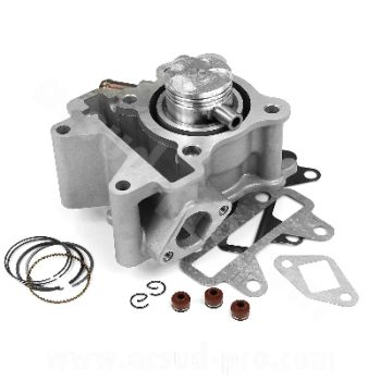 CILINDRO SCOOTER  TNT ALUMINIO PARA YAMAHA AEROX  OVETA 50CC 4 TIEMPOS 38 EJE DE 10  3 VALVULAS