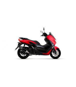SAMMLERKITT + ENDSTÜCK ARROW URBAN ALUMINIUM DUNKEL MIT SCHWARZEM EDELSTAHLBODEN YAMAHA N-MAX 125 ’21