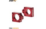 RFX Pro Kettenspanner/Achslagerblöcke Rot CR/CRF ab 2002