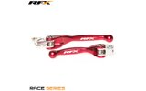 Kit Manetas RFX Race Plegable Metal Forjado Rojo CR 85/CRF 150