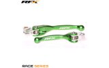 Kit Manetas Plegables RFX Race YZ/KX 2001-2012 Verde