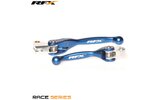RFX Race Klappbarer Kupplungs- und Bremshebel aus geschmiedetem Metall, blau, Yamaha WRF 250-450