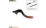 Pedal de Freno RFX Pro Estándar Anodizado Duro Negro / Naranja KTM / Husqvarna hasta 2016