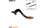Pedal de Freno RFX Pro Estándar Anodizado Duro Negro / Naranja KTM 85