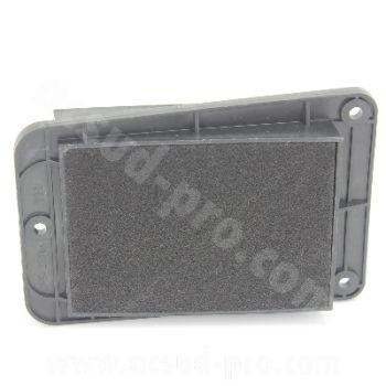 Rectangular motorcycle air filter replacement part on white background, BoxToBox recambios de motos