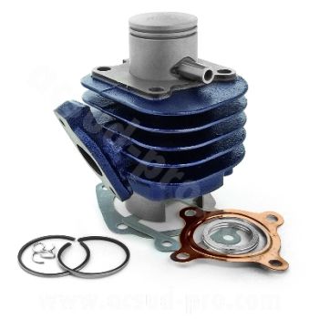 CILINDRO COMPLETO CARENZI YAMAHA OVETTO / MACH G / NEOS / JOG / APRILIA SR50 / MALAGUTI F10 2TPS