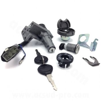 CONJUNTO LLAVE DE CONTACTO  ADAPT KYMCO AGILITY 50125 RS 12 POUCES  OEM 35010LGB5E10  35010LGB6E90
