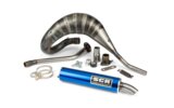 Auspuff SCR Corse RL Cross 70 - 80 Beta RR -2012 Blau