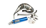 Auspuff SCR Corse Racing Line Cross 70-80 Rieju MRT Blau