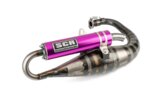 Auspuff SCR Corse Handmade 70 Yamaha BWS Violett