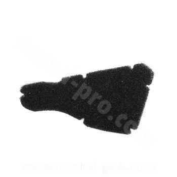 Motorcycle air filter foam replacement part on white background, BoxToBox moto recambios