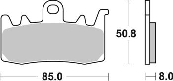 (ALT 07BB38SA) BREMBO SINTER BREMSBELÄGE 07BB38SA REF.07BB38SA