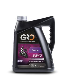 Aceite 4T 5W40 GRO Racing 100 % Sintetico 4  litro