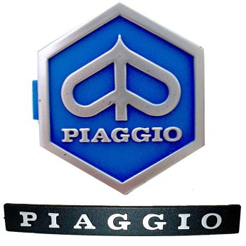 SET SCHILD-EMBLEM VESPA 200