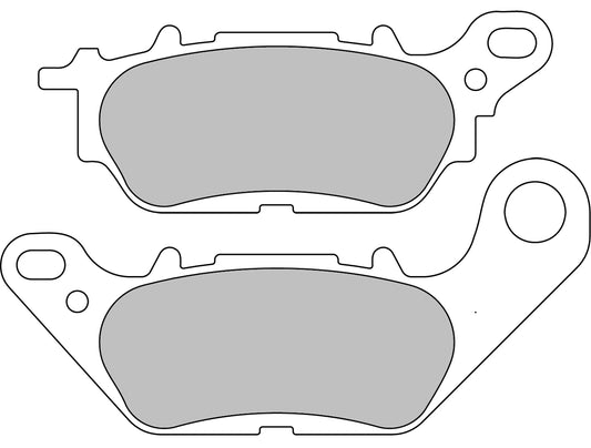 Pastillas de Freno traseras FERODO FDB2238EF compatible con YAMAHA N-MAX (2015-2025)...