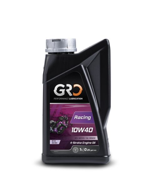 ACEITES MOTO GRO  RACING 10W40 (1 LITRO) 4 TIEMPOS