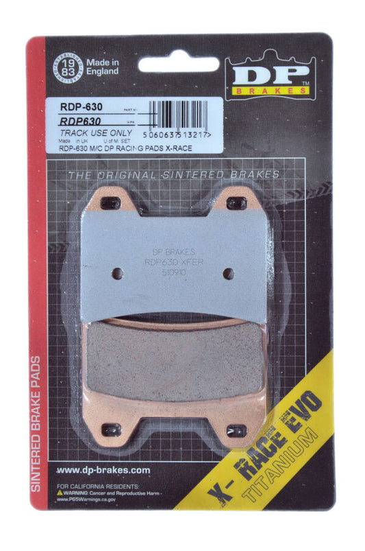 PASTILLAS FRENO RDP630 SINTERIZADO RACING