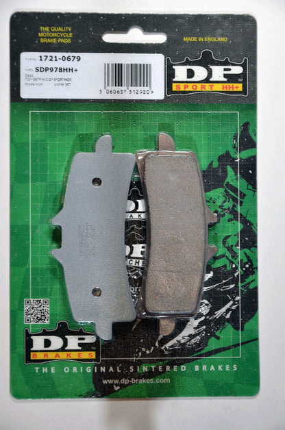 PASTILLAS FRENO DELANTERAS SDP978HH+ SINTERIZADO SPORT COMPATIBLES CON CBR/ZX10RR/GSX-R/R1/TUONOV4/RSV4/PANIGALE
