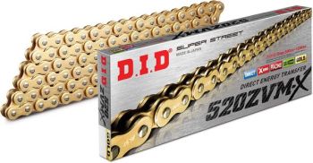 CADENA DID 520ZVM-X x 118 ZB ORO