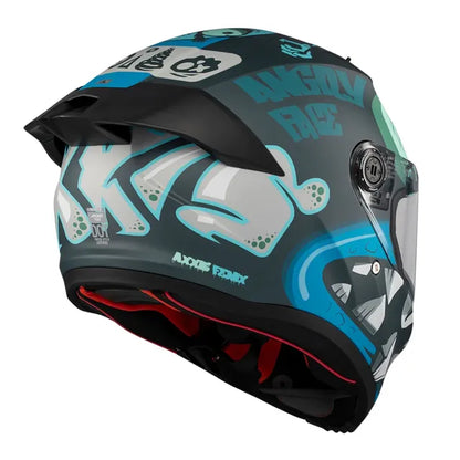 HELM AXXIS FENIX ANGRY FACE