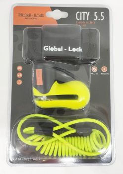 GLD02 ANTIRROBO DISCO GLOBALLOCK CITY 55 LLAVE DE DISCOS FUNDAREMINDER ANTIRROBO DE DISCO