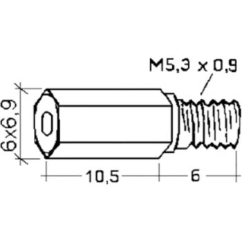 CHICLE EBC PARA CARABURADOR KEIHIN HEX JET  1 PIECE