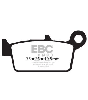 EBC EPFA131HH Pastilla EPFA trackdays Extreme Pro HH